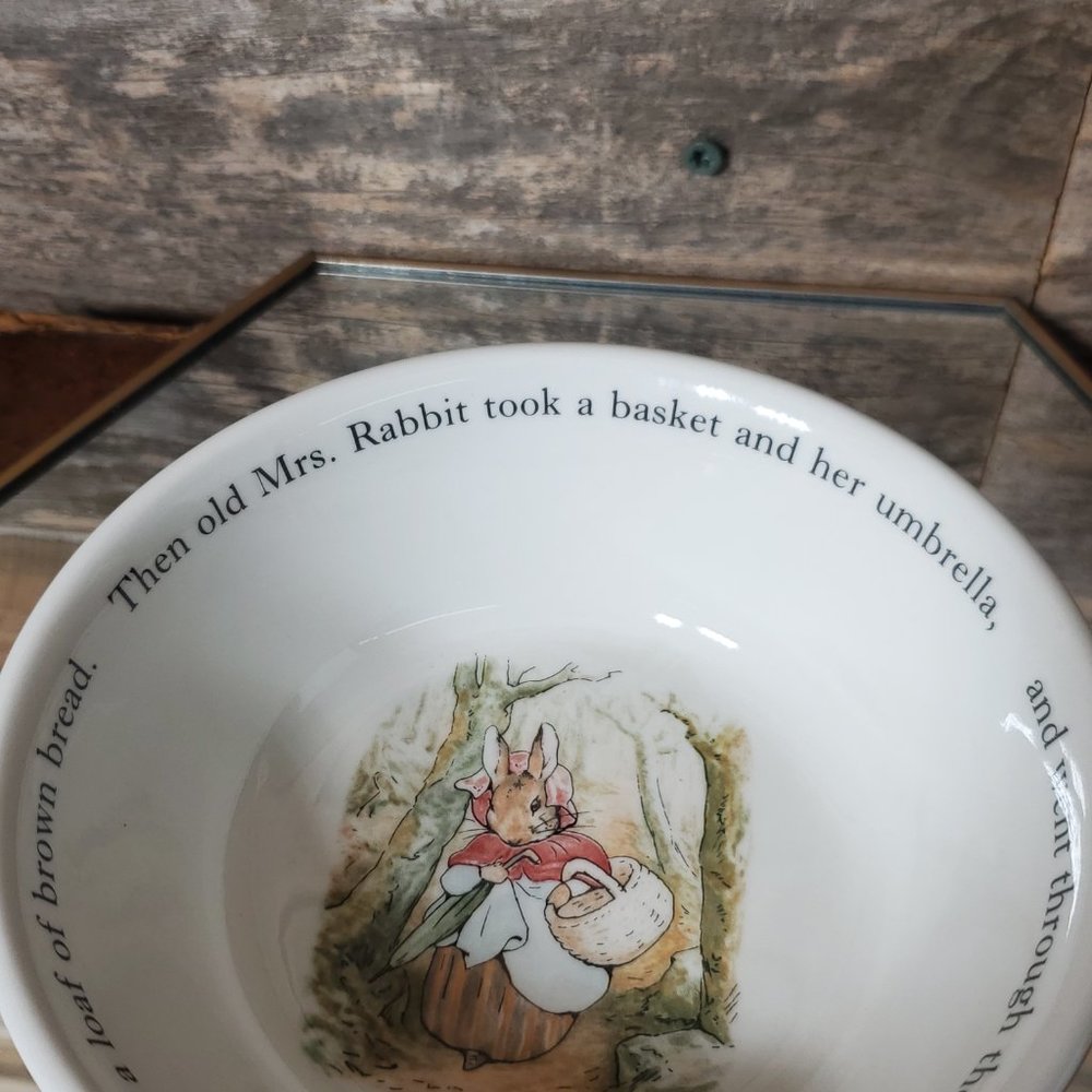Beatrix Potter's Peter Rabbit Wedgwood 2 piece mug and bowl set - Picture 6 of 12